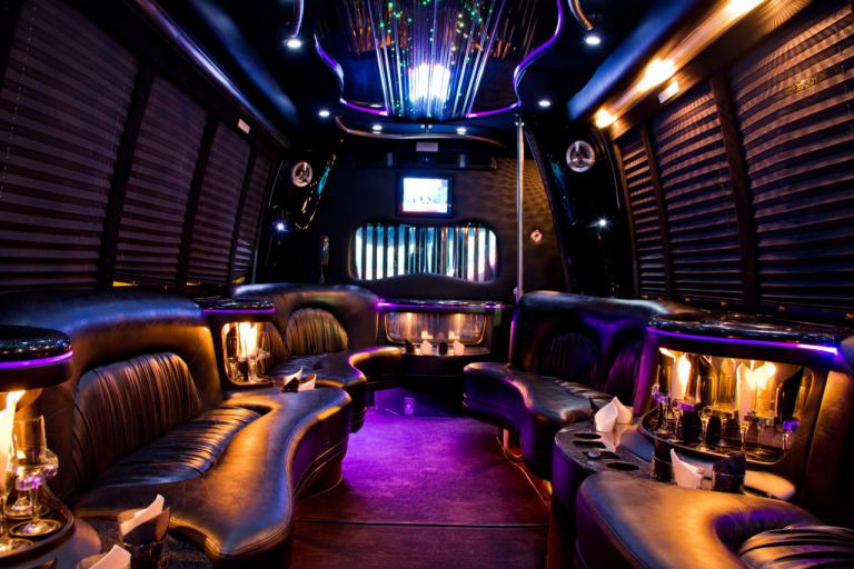 Phoenix 22 Passenger Party Bus Interior
