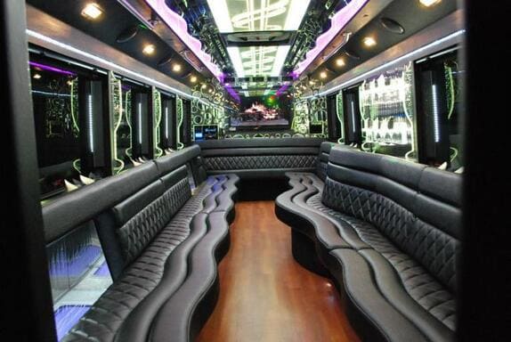 Phoenix 25 Passenger Limo bus Interior