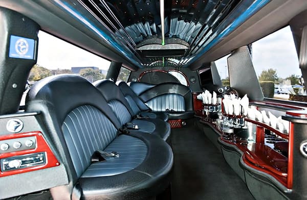 Phoenix Lincoln Stretch Limos Interior