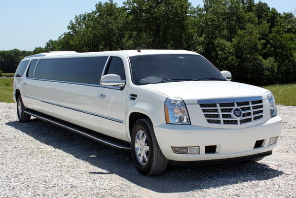 Phoenix White Escalade Limo